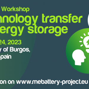 2nd MeBattery Workshop on Technology transfer in energy storage